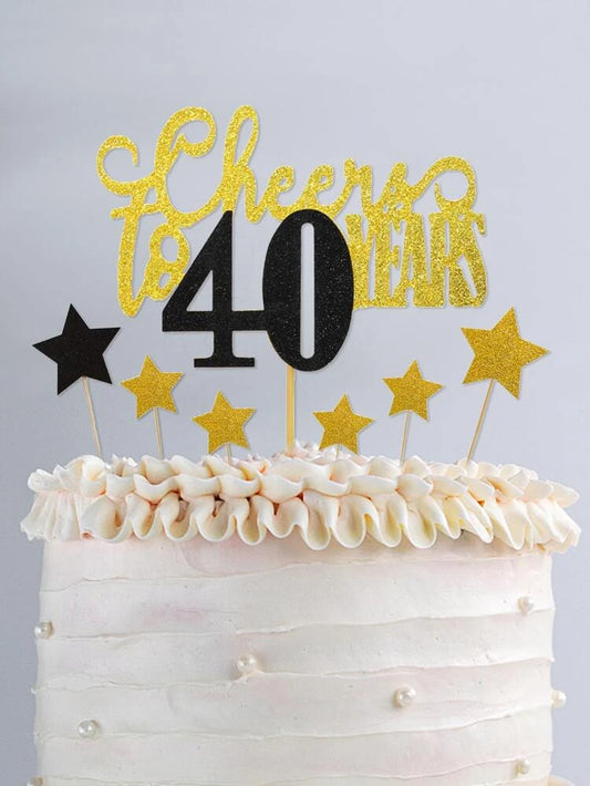 40th birthday Cake Topper