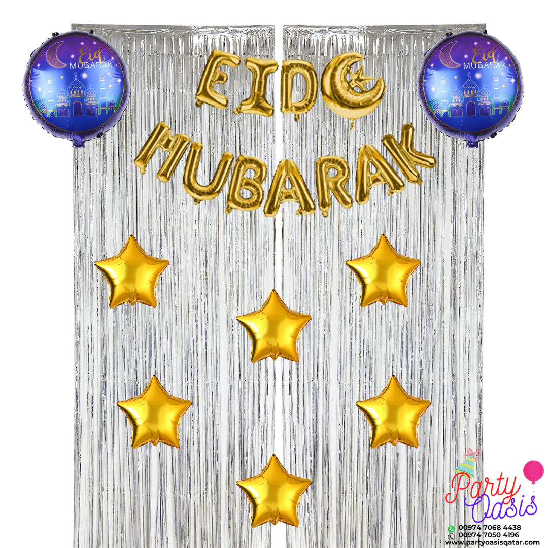 eid Mubarak decoration set