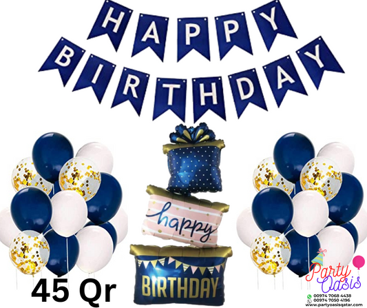 Birthday gift balloon decoration