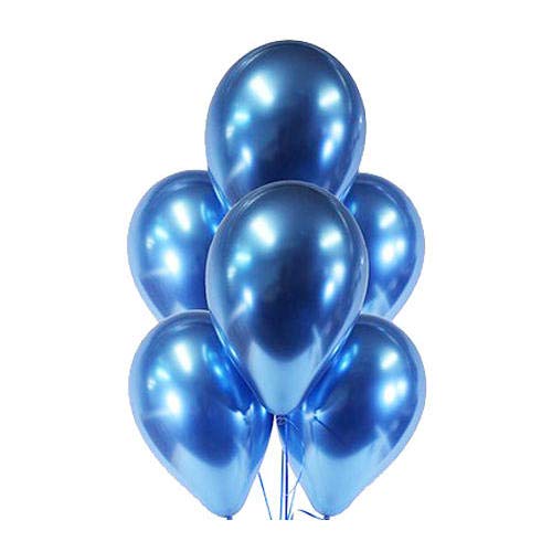 Blue chrome metallic Balloons