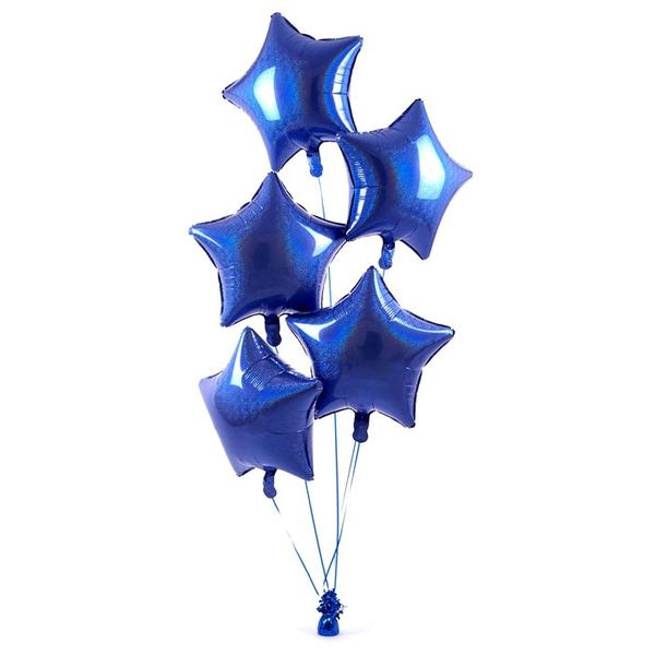 blue Star Foil balloons