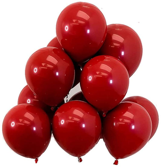 Ruby Red  balloons