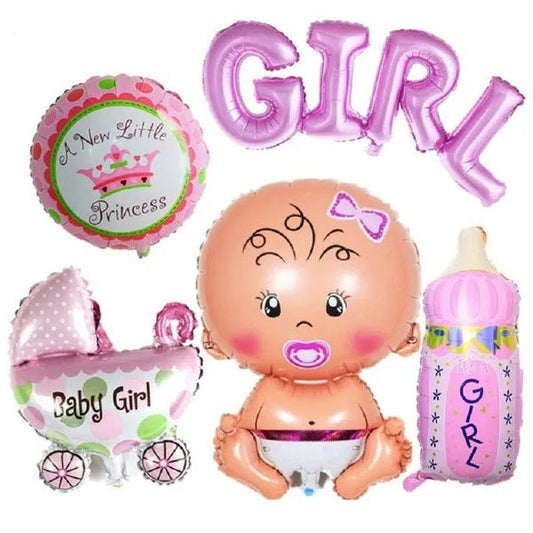 Its a girl foil balloons