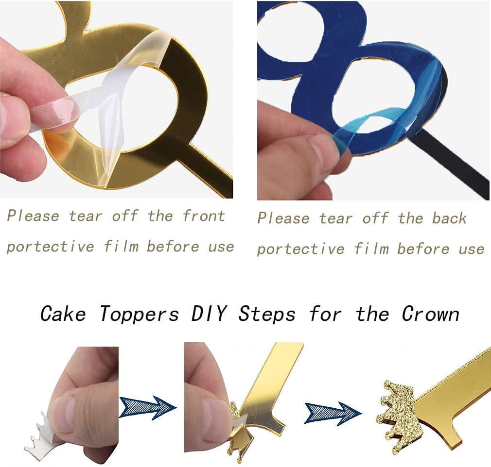 Number Cake toppers