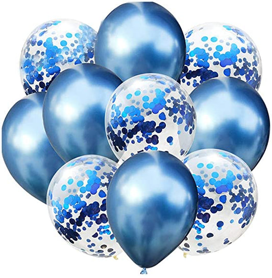 Blue chrome Balloons