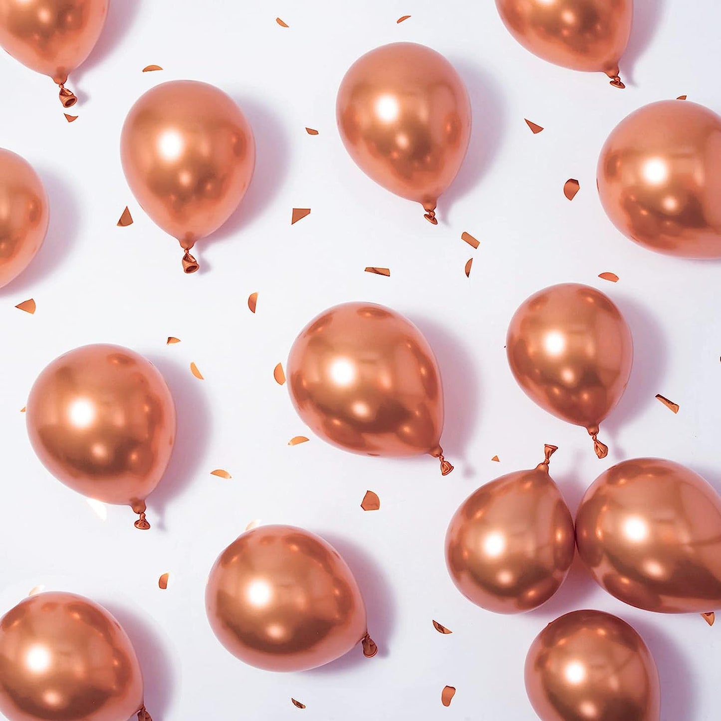 5 inch chrome rosegold balloon