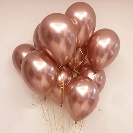 Rosegold chrome metallic Balloons