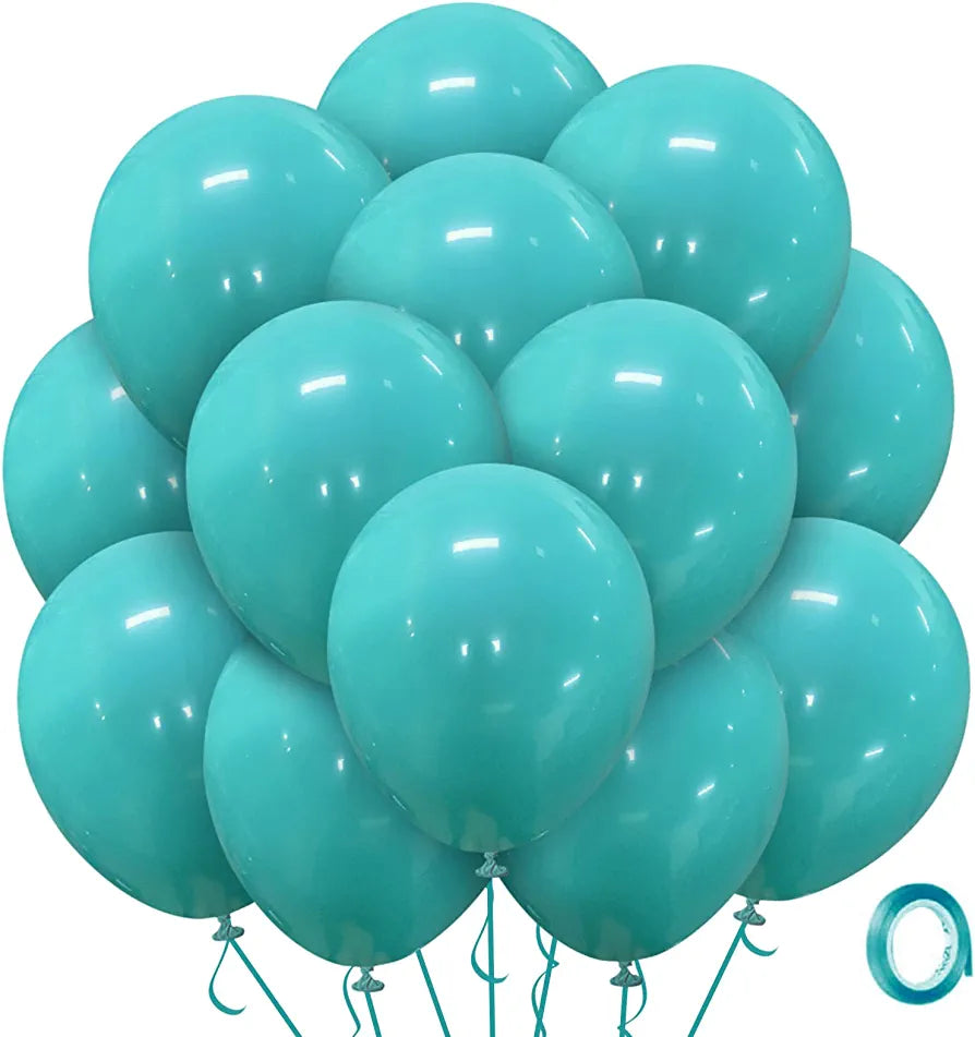 Teal torquise balloon