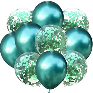 Green chrome Balloons