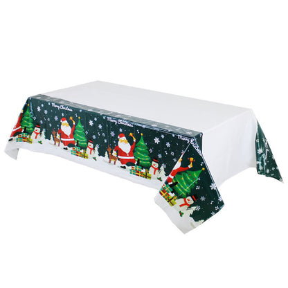 Christmas table cloth green tablecloth