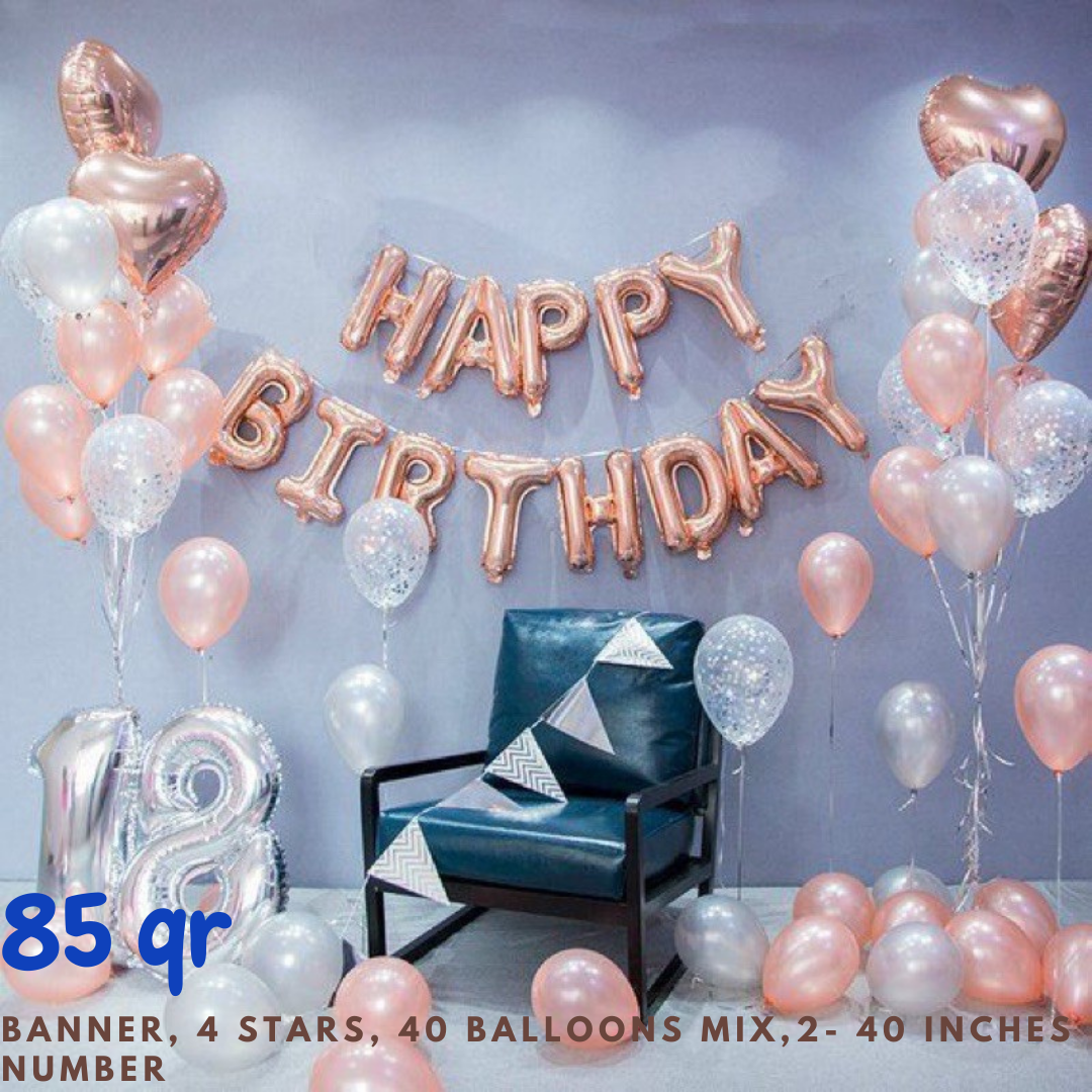 rosegold Birthday set