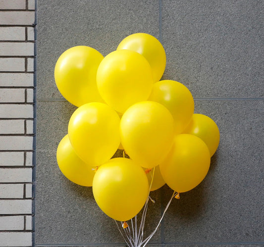 Yellow Latex Balloon Thick