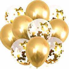 gold chrome Balloons
