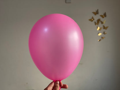 Pink latex pearl balloon