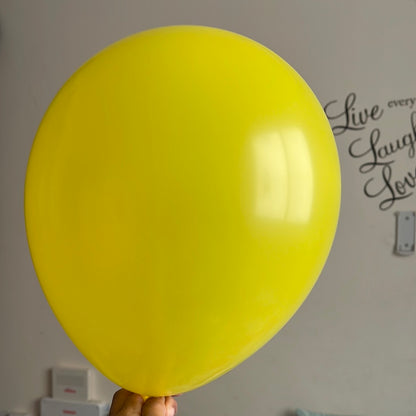 Yellow Latex Balloon Thick