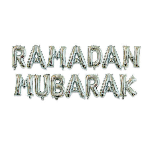 Ramadan mubarak foil balloon