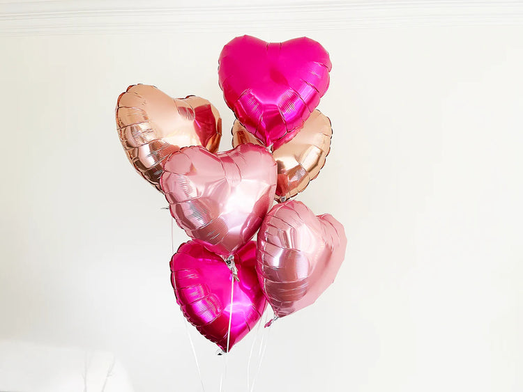 Heart foil balloon