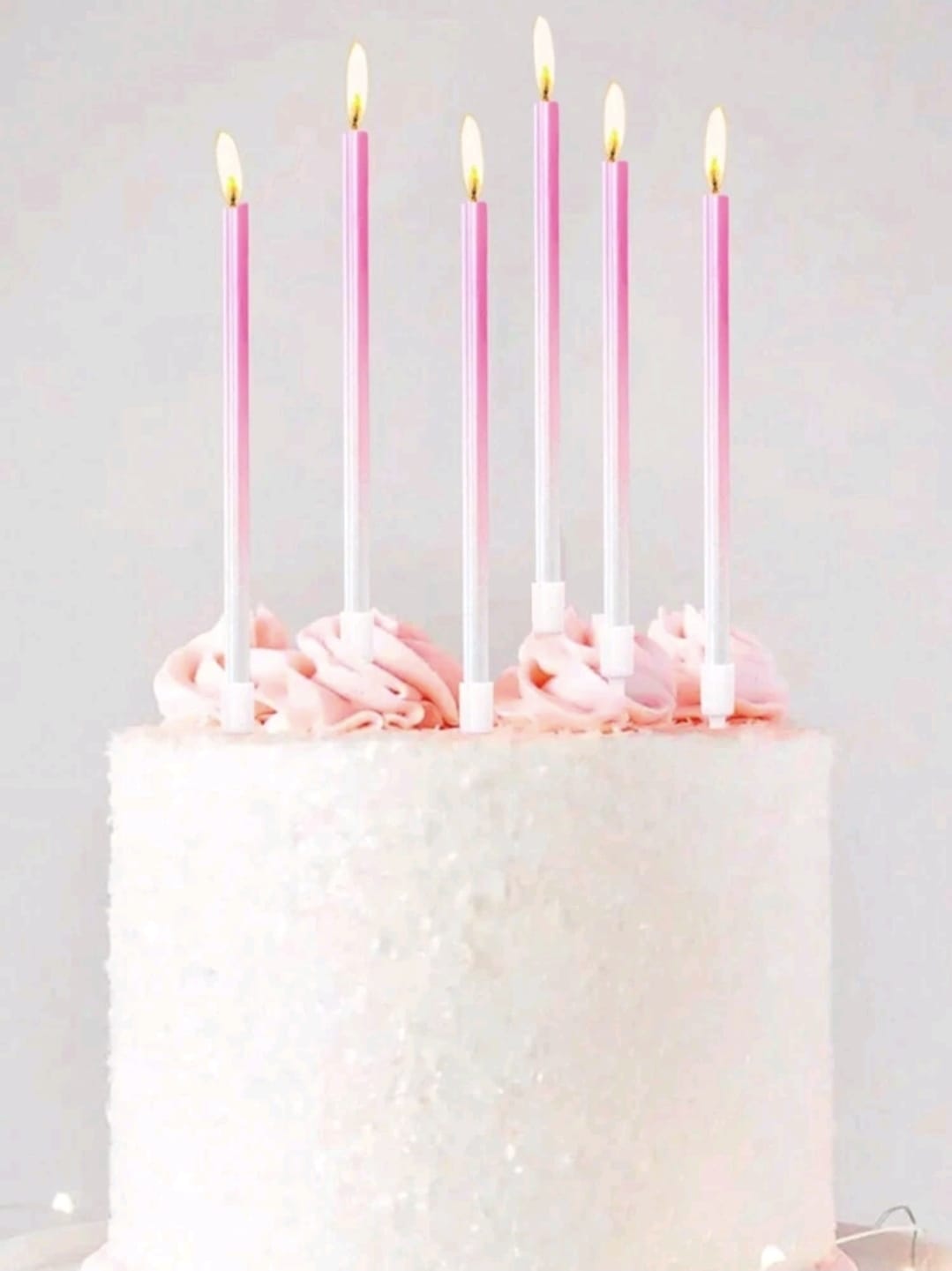 pink candles