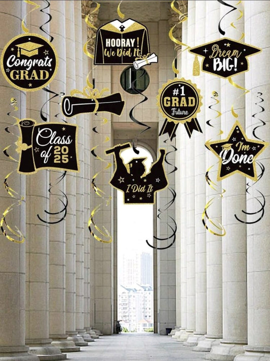 Grad swirl hanging 12 pcs