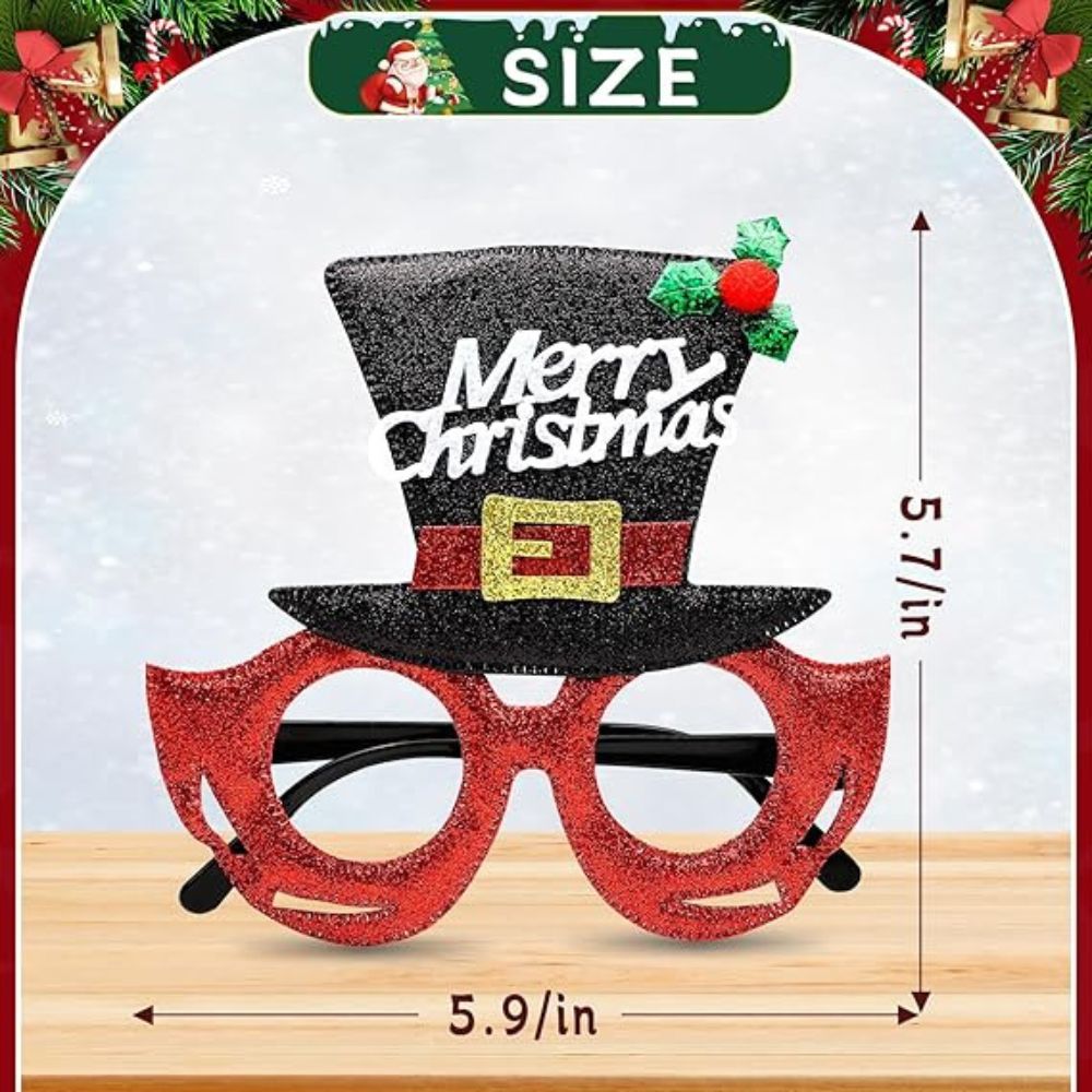 Christmas Eye Frame Hat Style