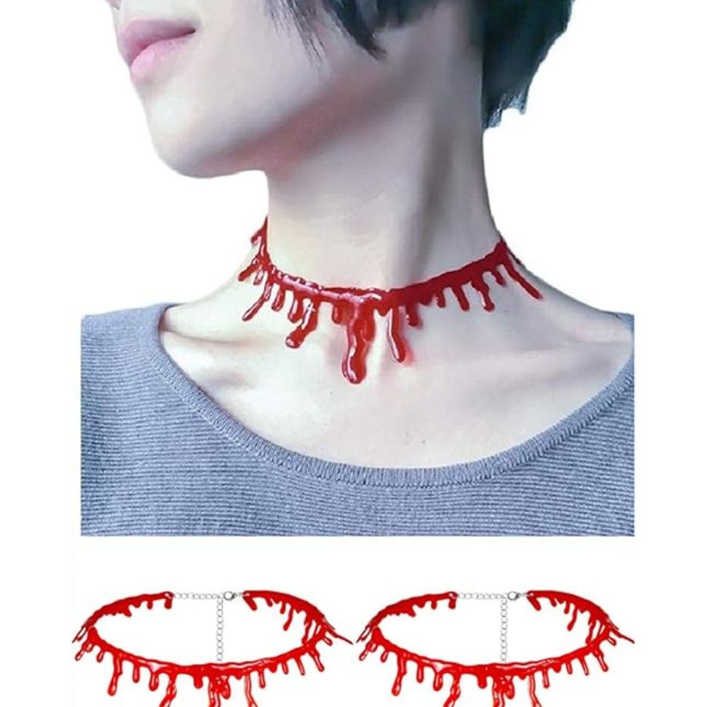 Party Costumes Necklace - Joke Blood Choker Necklace