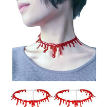 Party Costumes Necklace - Joke Blood Choker Necklace