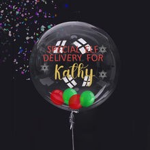 Personalized Bobo Balloon for Festive Season Elf Delivery with Name