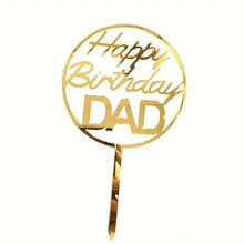 Happy Birthday Dad Cake Topper