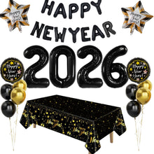 New Year 2026 Simple Decoration Design with 40 inches Number Balloons