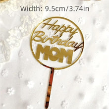 Happy Birthday Mom Cake Topper