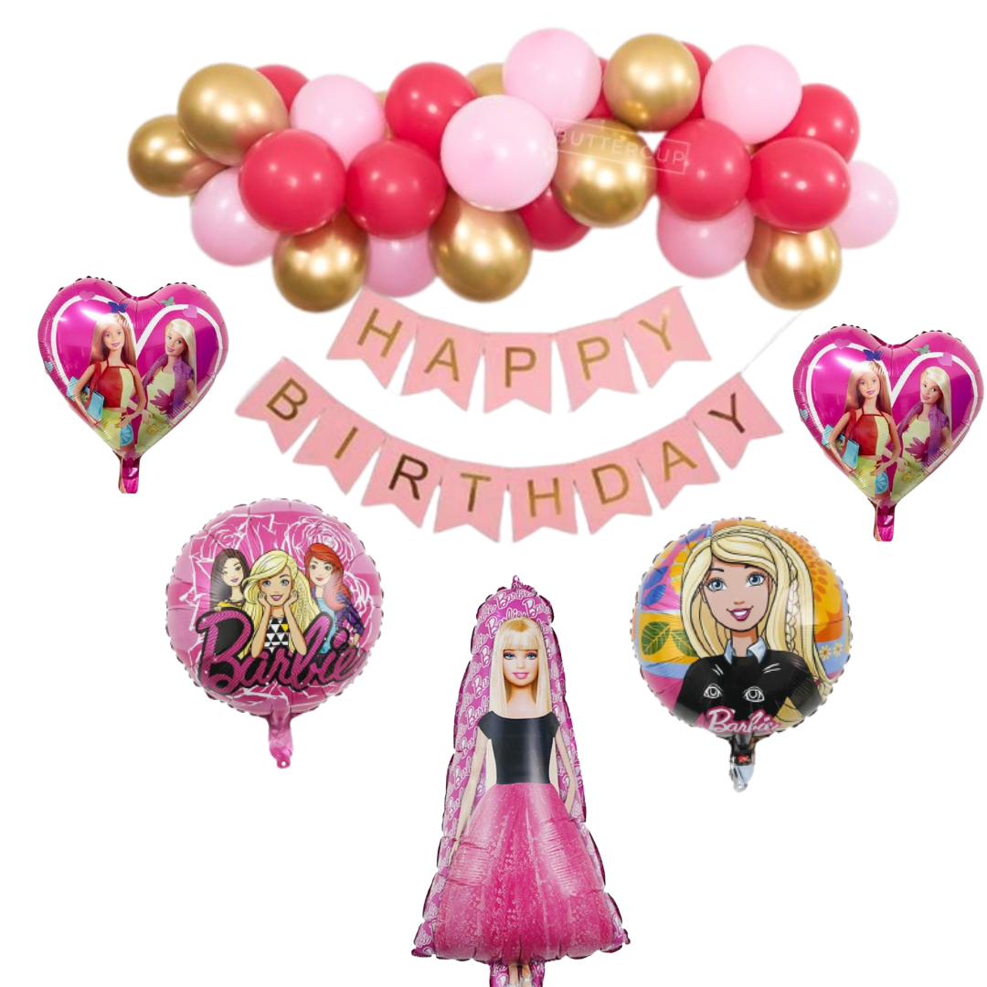 barbie balloon decorations