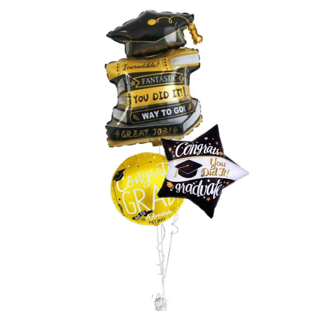 graduation balloons helium filled