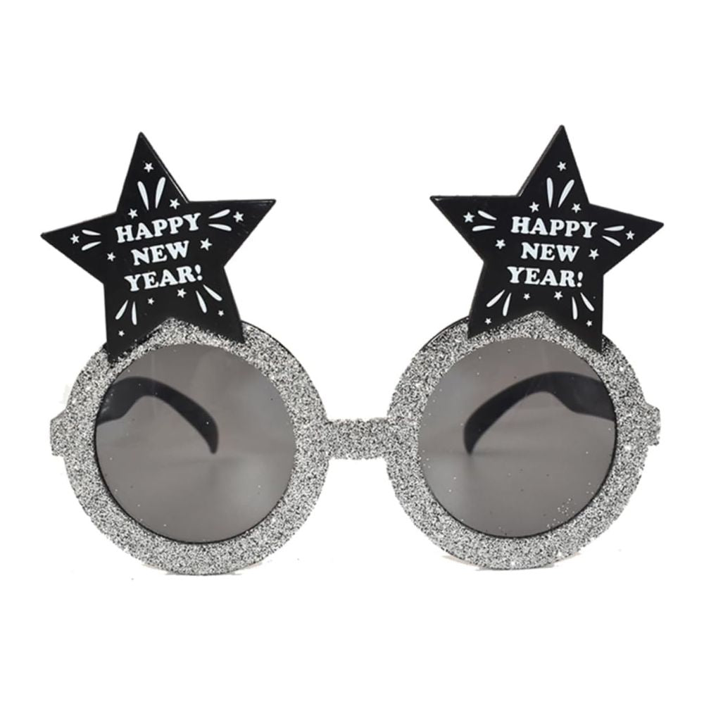 Happy New Year Star Eye Glasses
