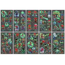 Glow in The Dark Spiderman Tattoos