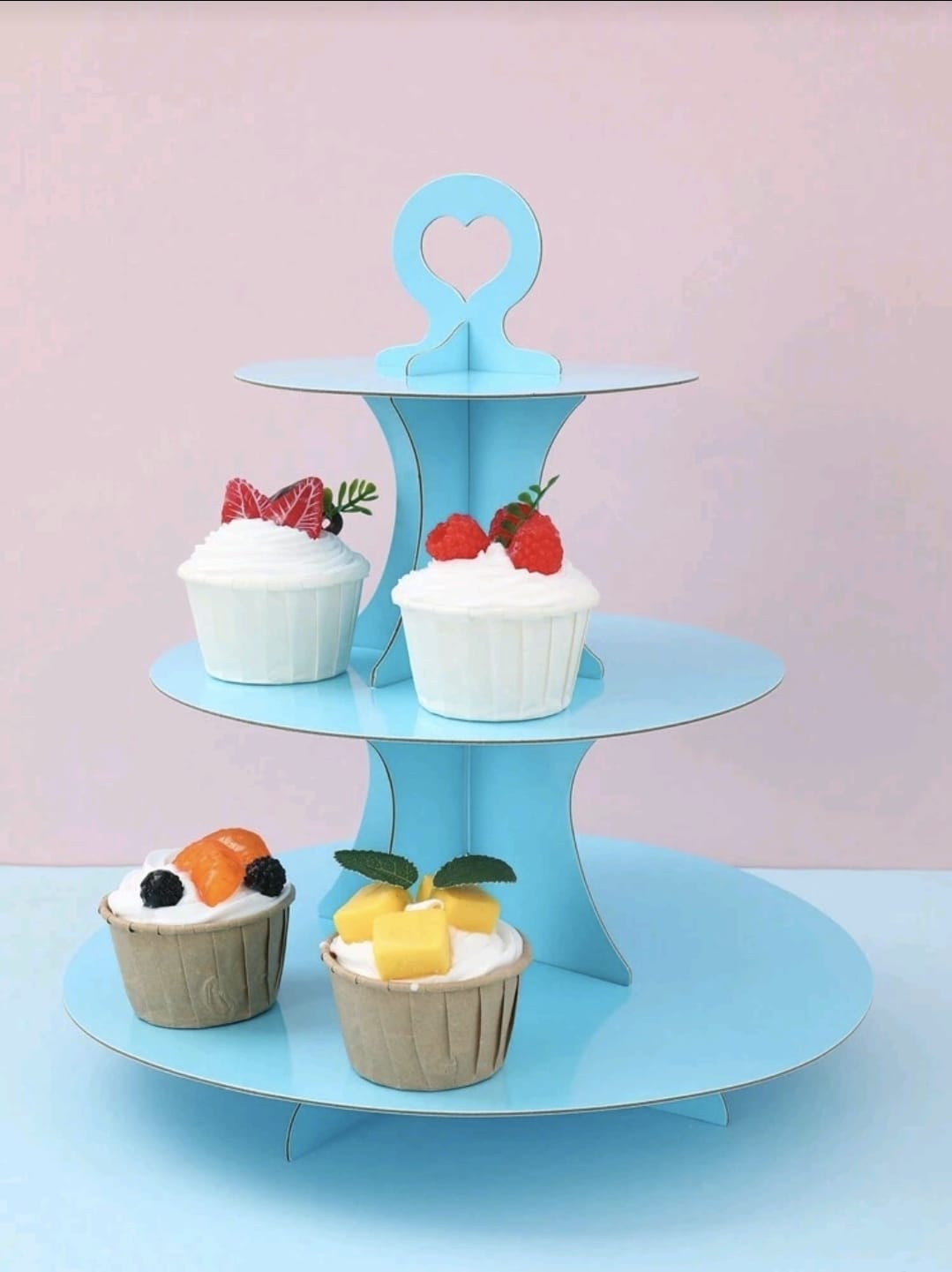 Blue Cupcake Stand