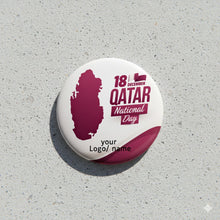 Qatar National Day Customized Button Badge 58mm - Design 3