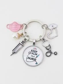 heath care nurse  pendant keychains