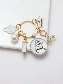 heath care nurse  pendant keychains