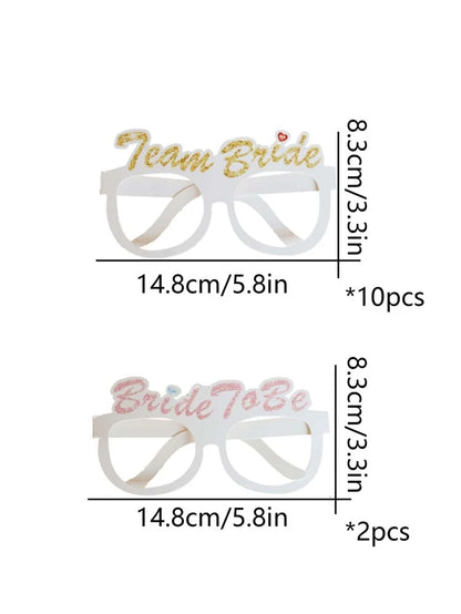 bridal shower eye frames