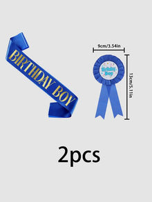 Birthday boy  Sash and badge