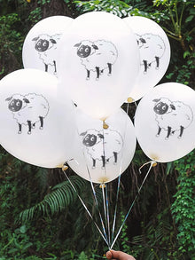 eid printed sheep  balloon - pack of 10
