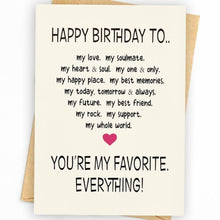 Happy Birthday Greeting Card 1 Pc