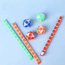 5 Pieces Folding Snake Ruler Puzzle Stress Relieving Toy