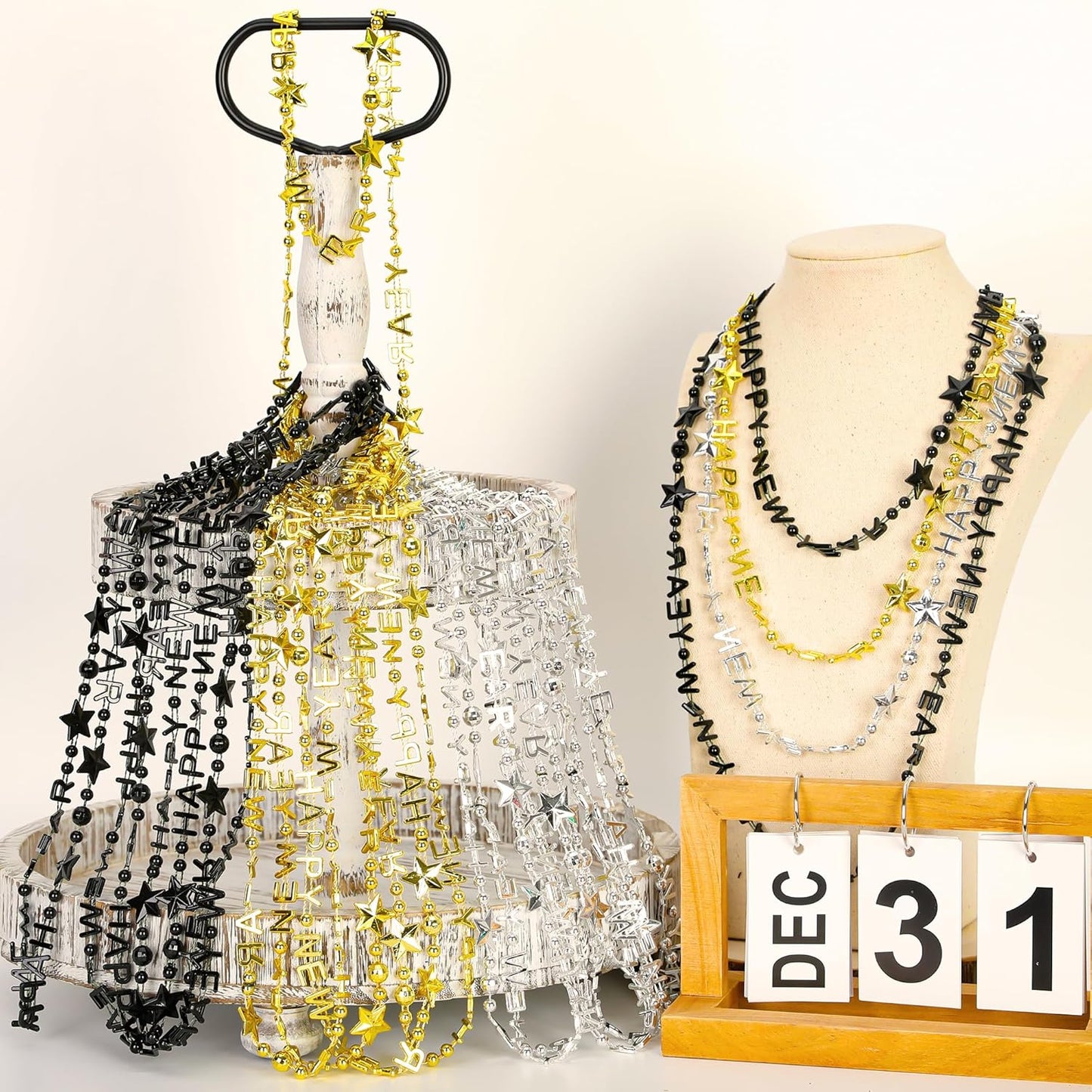 Happy New Year Necklace 1 Pc Single Chain