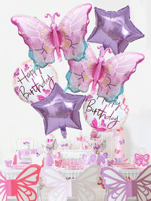 Butterfly helium bunch - 6pcs set
