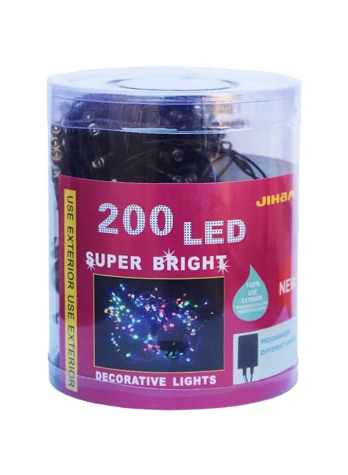 200 LED Colorful Festive Season Lights 14m