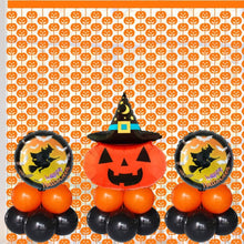 Pumpkin Air Filled Decoration with 2 Curtain