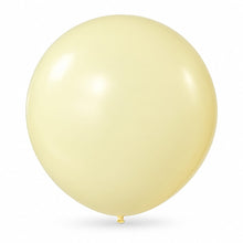 18 inch pastel yellow latex balloon