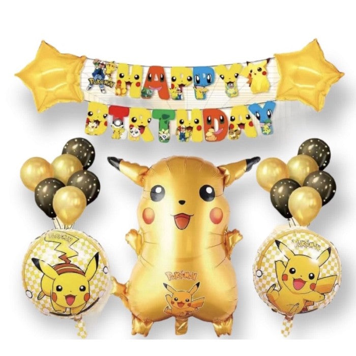 Pokemon balloon simple decoration - non inflated