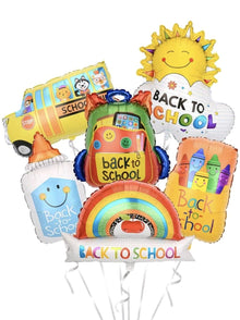 Back to school helium bunch